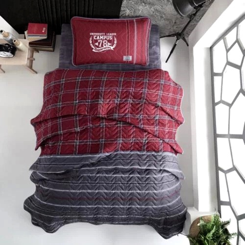 Cuvertura de pat Bumbac 100%, 180x240cm + 1 fata de perna 50x70cm CUV1PAX17 CUV1PAX17