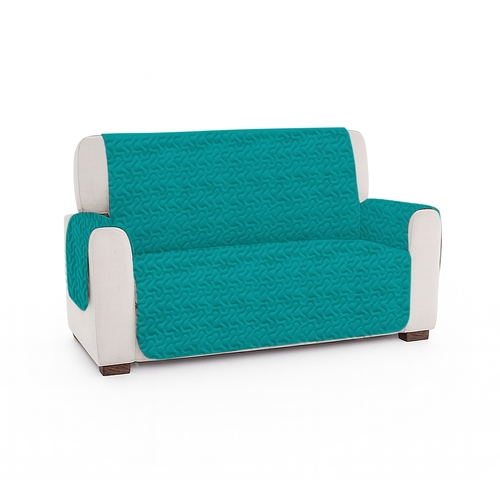 Husa canapea 2 locuri, matlasata, 260x130x50cm, light aqua HS-CA2-LIGHT-AQUA