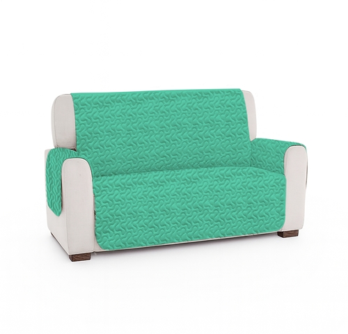 Husa canapea 2 locuri, matlasata, 260x130x50cm, mint green HS-CA2-MINT-GREEN
