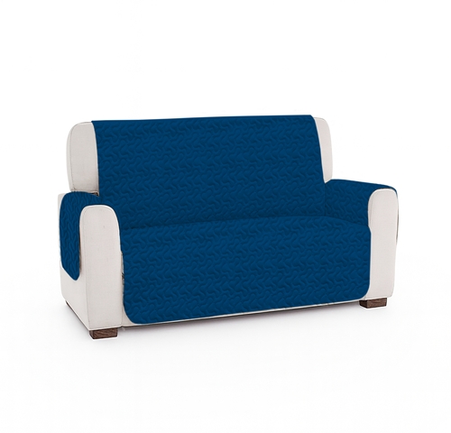 Husa canapea 2 locuri, matlasata, 260x130x50cm, royal blue HS-CA2-ROYAL-BLUE