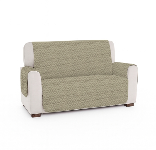 Husa canapea 2 locuri, matlasata, 260x130x50cm, warm gray HS-CA2-WARM-GRAY