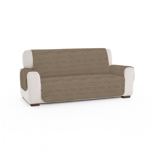 Husa canapea 3 locuri, matlasata, 298x177x54cm, beige gray HS-CA3-BEIGE-GRAY