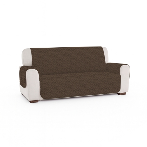 Husa canapea 3 locuri, matlasata, 298x177x54cm, dark brownish purple HS-CA3-DARK-BROWNISH-PURPLE