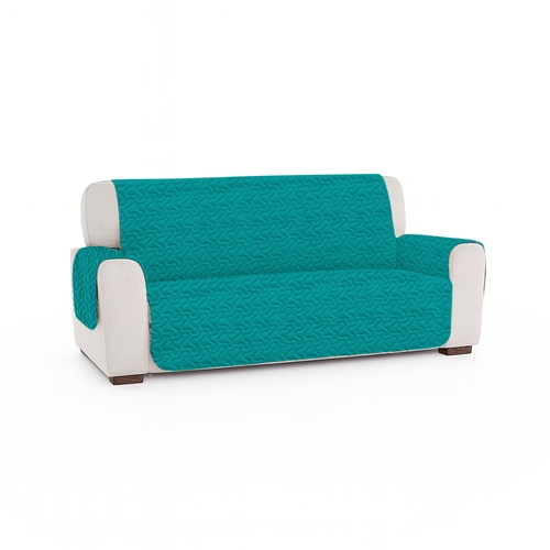 Husa canapea 3 locuri, matlasata, 298x177x54cm, light aqua HS-CA3-LIGHT-AQUA