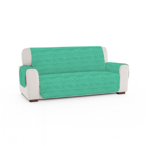 Husa canapea 3 locuri, matlasata, 298x177x54cm, mint green HS-CA3-MINT-GREEN