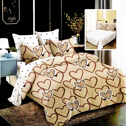 Lenjerie de pat dublu, finet, 6 piese, cearceaf pat 220x240cm, cearceaf pilota 200x220cm, 2 fete de perna 50x70 si 2 fete de perna 70x70cm, Pucioasa, RA642 RA642