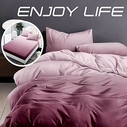 Lenjerie de pat dublu, finet, 6 piese, cearceaf pat cu elastic 160x200cm, cearceaf pilota 200x230cm, 2 fete de perna 50x70 si 2 fete de perna 70x70cm, Pucioasa, RAELH160-12 RAELH160-12