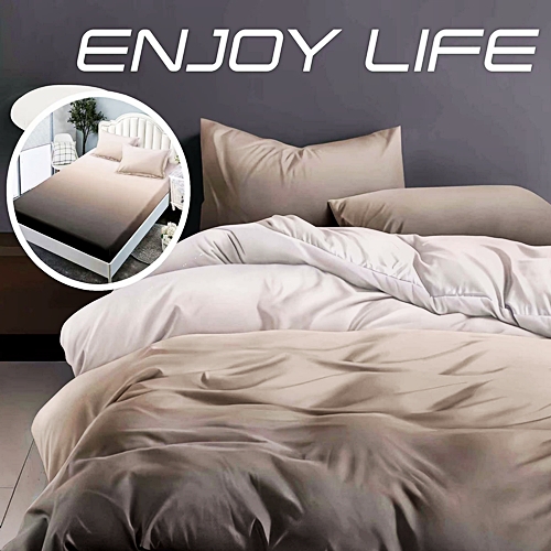 Lenjerie de pat dublu, finet, 6 piese, cearceaf pat cu elastic 160x200cm, cearceaf pilota 200x230cm, 2 fete de perna 50x70 si 2 fete de perna 70x70cm, Pucioasa, RAELH160-17 RAELH160-17