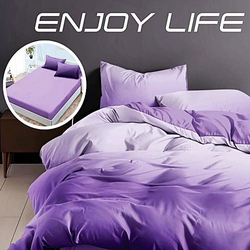 Lenjerie de pat dublu, finet, 6 piese, cearceaf pat cu elastic 160x200cm, cearceaf pilota 200x230cm, 2 fete de perna 50x70 si 2 fete de perna 70x70cm, Pucioasa, RAELH160-19 RAELH160-19