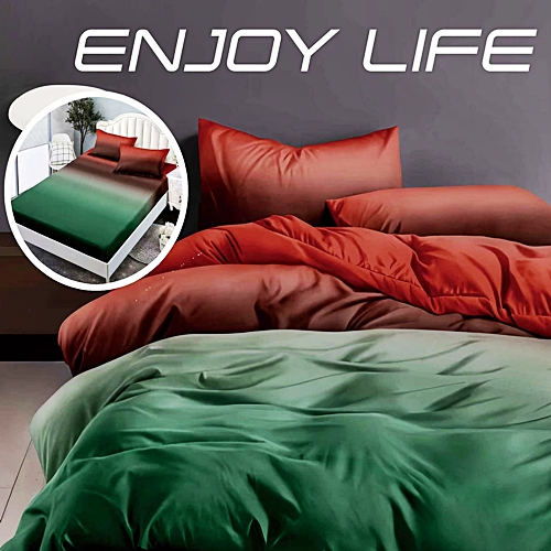 Lenjerie de pat dublu, finet, 6 piese, cearceaf pat cu elastic 160x200cm, cearceaf pilota 200x230cm, 2 fete de perna 50x70 si 2 fete de perna 70x70cm, Pucioasa, RAELH160-2 RAELH160-2