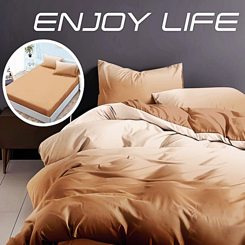 Lenjerie de pat dublu, finet, 6 piese, cearceaf pat cu elastic 160x200cm, cearceaf pilota 200x230cm, 2 fete de perna 50x70 si 2 fete de perna 70x70cm, Pucioasa, RAELH160-24 RAELH160-24