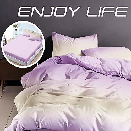 Lenjerie de pat dublu, finet, 6 piese, cearceaf pat cu elastic 160x200cm, cearceaf pilota 200x230cm, 2 fete de perna 50x70 si 2 fete de perna 70x70cm, Pucioasa, RAELH160-25 RAELH160-25