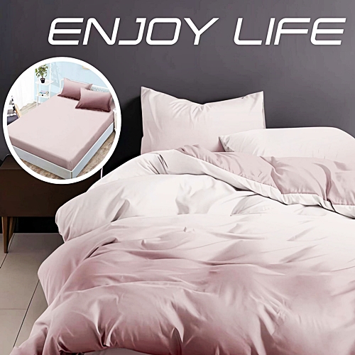 Lenjerie de pat dublu, finet, 6 piese, cearceaf pat cu elastic 160x200cm, cearceaf pilota 200x230cm, 2 fete de perna 50x70 si 2 fete de perna 70x70cm, Pucioasa, RAELH160-6 RAELH160-6