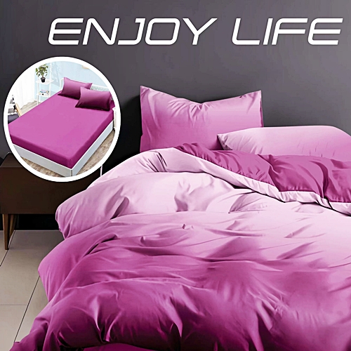 Lenjerie de pat dublu, finet, 6 piese, cearceaf pat cu elastic 160x200cm, cearceaf pilota 200x230cm, 2 fete de perna 50x70 si 2 fete de perna 70x70cm, Pucioasa, RAELH160-7 RAELH160-7