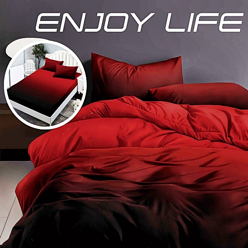 Lenjerie de pat dublu, finet, 6 piese, cearceaf pat cu elastic 160x200cm, cearceaf pilota 200x230cm, 2 fete de perna 50x70 si 2 fete de perna 70x70cm, Pucioasa, RAELH160-8 RAELH160-8