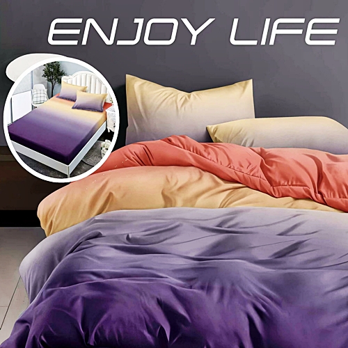 Lenjerie de pat dublu, finet, 6 piese, cearceaf pat cu elastic 160x200cm, cearceaf pilota 200x230cm, 2 fete de perna 50x70 si 2 fete de perna 70x70cm, Pucioasa, RAELH160-9 RAELH160-9