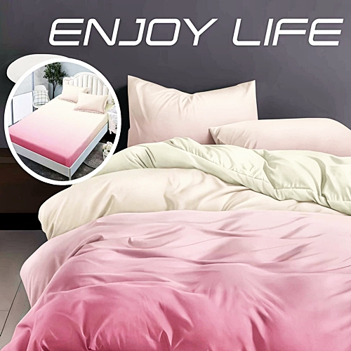 Lenjerie de pat dublu, finet, 6 piese, cearceaf pat cu elastic 180x200cm, cearceaf pilota 200x230cm, 2 fete de perna 50x70 si 2 fete de perna 70x70cm, Pucioasa, RAELH180-15 RAELH180-15