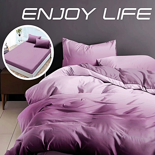 Lenjerie de pat dublu, finet, 6 piese, cearceaf pat cu elastic 180x200cm, cearceaf pilota 200x230cm, 2 fete de perna 50x70 si 2 fete de perna 70x70cm, Pucioasa, RAELH180-29 RAELH180-29