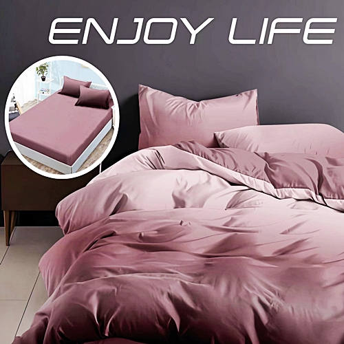 Lenjerie de pat dublu, finet, 6 piese, cearceaf pat cu elastic 180x200cm, cearceaf pilota 200x230cm, 2 fete de perna 50x70 si 2 fete de perna 70x70cm, Pucioasa, RAELH180-32 RAELH180-32