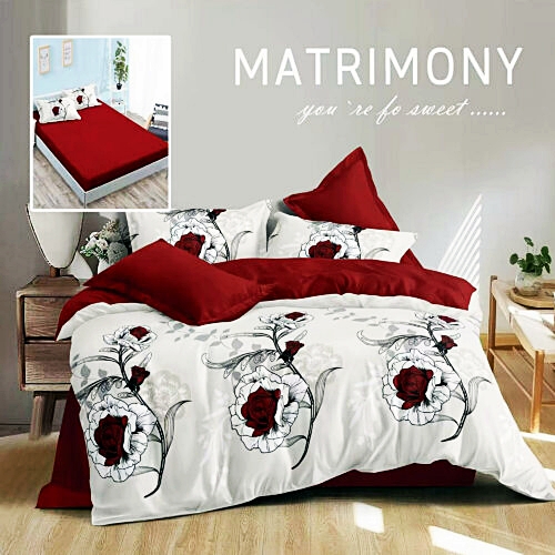 Lenjerie de pat dublu, finet, 6 piese, cearceaf pat cu elastic 160x200cm, cearceaf pilota 200x230cm, 2 fete de perna 50x70 si 2 fete de perna 70x70cm, Pucioasa, RAH160-288 RAH160-288