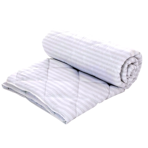 Set pilota iarna, umplutura lana, material damasc policoton, 200x220cm, matlasata, alba, Pucioasa cu 2 perne, matlasate, antialergice, 50x70cm, albe, Pucioasa SETPLIDP2024ALBA200