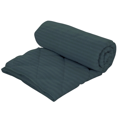 Set pilota iarna, umplutura lana, material damasc policoton, 180x210cm, matlasata, antracit, Pucioasa cu 2 perne, matlasate, antialergice, 50x70cm, albe, Pucioasa SETPLIDP2024ANTRACIT180