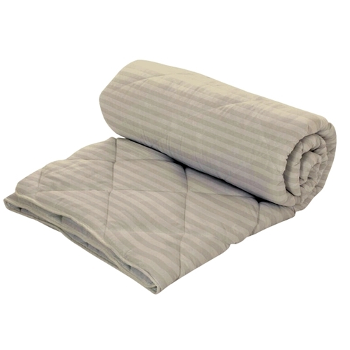 Set pilota iarna, umplutura lana, material damasc policoton, 180x210cm, matlasata, bej, Pucioasa cu 2 perne, matlasate, antialergice, 50x70cm, albe, Pucioasa SETPLIDP2024BEJ180