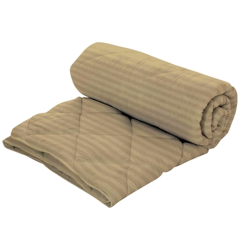 Set pilota iarna, umplutura lana, material damasc policoton, 160x210cm, matlasata, cappucino, Pucioasa cu 2 perne, matlasate, antialergice, 50x70cm, albe, Pucioasa SETPLIDP2024CAPPUCINO160